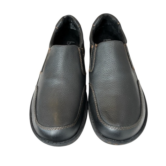 Born BOC Mens Size 11 M Black Leather Slip On Loafer Casual Comfort Shoe